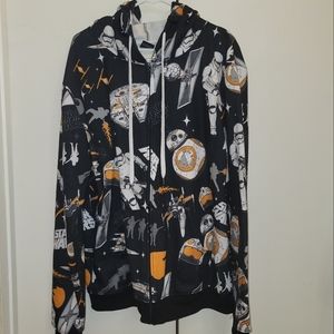 MENS STARWARS ZIP- UP HOODIE